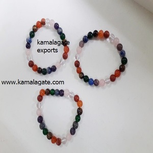 Dalmatian JASPER ลูกปัดทำด้วยมือคริสตัลรักษาหลวมลูกปัดหินอาเกตสร้อยข้อมือ - Product Image 4