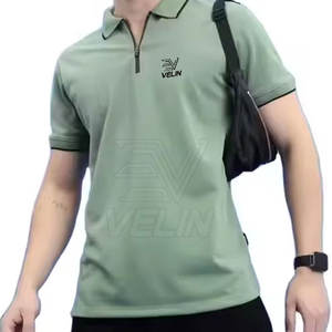 Camiseta Polo de Secado Rápido con Cierre para Hombre, Camiseta Deportiva para Correr, Camiseta Polo con Cierre de Moda para Hombre, Camiseta Informal Elegante - Product Image 4