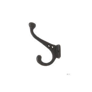 Premium Cast Iron Wall <b>Hooks</b> Mounted <b>Coat</b> <b>Hook</b> <b>Black</b> Vintage for Home Farmhouse <b>Coats</b> Bags Hats Towels Use - Product Image 6
