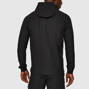 Nuevo Modelo de Fábrica al por Mayor, Chaqueta Cortavientos de Invierno para Hombre, Estampada, para Exteriores, para Ciclismo, Correr, Cortavientos, con Capucha y Forro Polar - Product Image 3