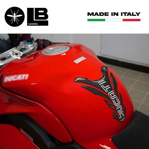 Adesivi Personalizzati 3D in Carbonio per Serbatoio Moto DUCATI, Impermeabili e Decorativi - Product Image 4