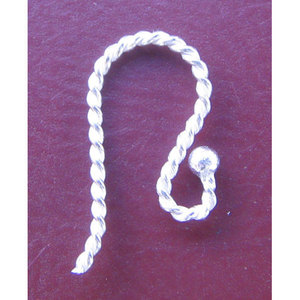 Boucles d'oreilles fines torsadées Loup-A - Product Image 1