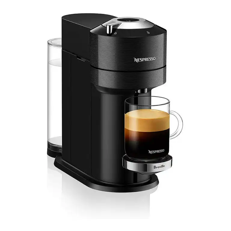 Grosir mesin Espresso Nespresso oleh Breville dengan pengocok susu, krom hitam Matte, harga grosir