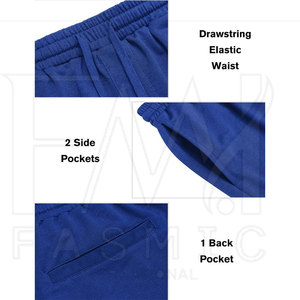 Sudadera con Capucha y Pantalones Cortos de Felpa Tejida para Hombre, de Alta Calidad, Talla Personalizable, 100% Algodón, con Cordón Ajustable - Product Image 3