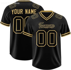 Maillot de football personnalisé, nom et numéro d'équipe cousus, chemise de sport, uniforme d'entraînement, 100% polyester, motif 3D - Product Image 2