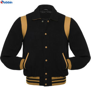 Vestes universitaires sur mesure de qualité supérieure, grandes tailles, en laine d'hiver, best-seller, pour hommes, avec boutons, imperméables - Product Image 3