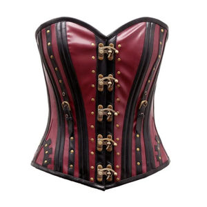 Best Price <b>Vintage</b> Sexy Bustier Burlesque Carnival Party Clubwear <b>Corsets</b> for Women Body Shaping Gothic Pleated Trim - Product Image 1
