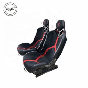 Asientos de Pista Ligeros de Fibra de Carbono, Asientos de Cuero Rojo Totalmente Automáticos para Lamborghini HURACAN Performance - Product Image 4