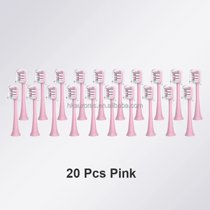 Whitening Boost 20pcs Deep Clean Soft Bristles <b>Toothbrush</b> <b>Heads</b> for Hotel & Household Use Compatible with Electric <b>Toothbrushes</b> - Product Image 1