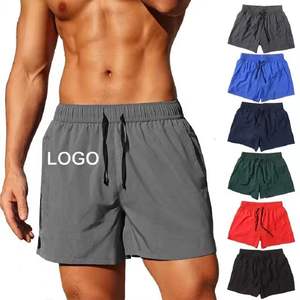 Men's Casual <b>Shorts</b> Solid Color with Good Elasticity Breathable <b>Quick</b> <b>Dry</b> Made Pure Cotton Worsted Anti-Wrinkle Two Side Pockets - Product Image 3