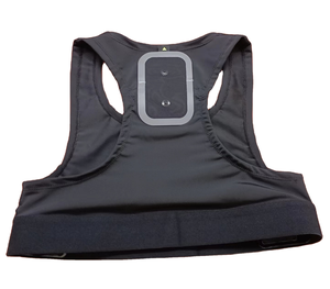 Women Men Gym GPS Sports <b>Bra</b> Medium Support Thin Strap Seamless Breathable Plus Size Workout Yoga <b>Tank</b> <b>Top</b> <b>Bra</b> with GPS Sensor - Product Image 1