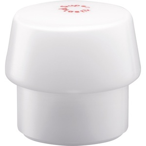 Cabeza de martillo de superficie blanda SIMPLEX, 60 mm, superplástica, blanca, dureza media, Halder - Product Image 1
