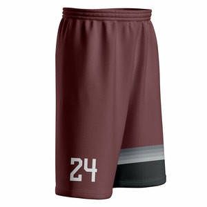Shorts de basket-ball pour hommes 100% polyester Taille plus Pantalon court décontracté avec poche Vente en gros Design en maille d'été - Product Image 5