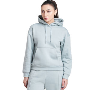 Wholesale <b>Women's</b> Cotton Winter <b>Tracksuits</b> Printed Custom Logo Sweatsuit Bulk OEM Heavyweight Fleece Jogger Set - Product Image 6