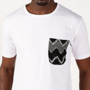 T-shirt Homme Oversize à Manches Courtes 100% Coton Personnalisé Hip Hop avec Poche Contrastante – Qualité Supérieure, Prix de Gros 2025 - Product Image 2