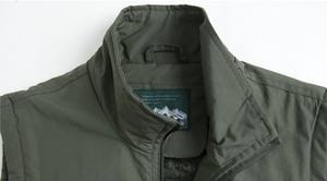 पुरुषों के लिए 2025 त्वरित सुखाने आरामदायक ढीली प्रकार पतली आस्तीन वाली पतली स्लीवलेस यात्रा जैकेट - Product Image 5