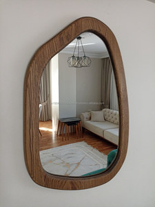 Espejo de Pared KALATRI Hecho a Mano, Ecológico, Ligero, Estilo Art Deco, Marco de Madera Compacto con Bordes Pulidos, Decoración para el Hogar - Product Image 4