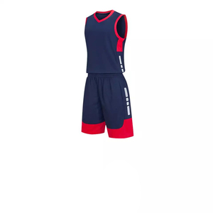 Couleur unie Hommes Femmes Respirant 100% Polyester Basketball Uniforme Ensembles Entraînement Sportif 2 Pièces Jersey Shorts Ensemble - Product Image 6