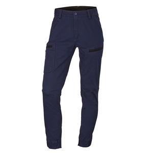 Pantalons de travail pour hommes en coton et élasthanne, avec cordon de serrage, multi-poches, décontractés, streetwear, été, nouveaux - Product Image 6