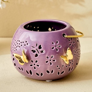 Stylish Metal <b>Tea</b> <b>Light</b> Candle Holders Painted Iron for Home & Outdoor Decoration for Diwali - Product Image 1