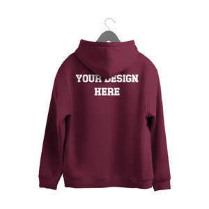 100% coton confortable motif solide tricoté sweat grande taille hommes et femmes usage décontracté quotidien sweat à capuche à bas prix - Product Image 6