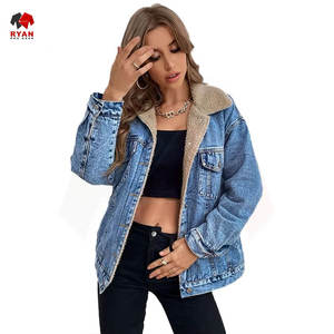 Chaqueta Vaquera Personalizada para Mujer, Tejido Ligero y Transpirable, Uso Diario Informal, Suministro de Fábrica - Product Image 1