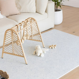 Gymnases de jeu d'intérieur les plus vendus pour les tout-petits playgym en rotin naturel ensemble de babygym d'activité à prix le moins cher - Product Image 5