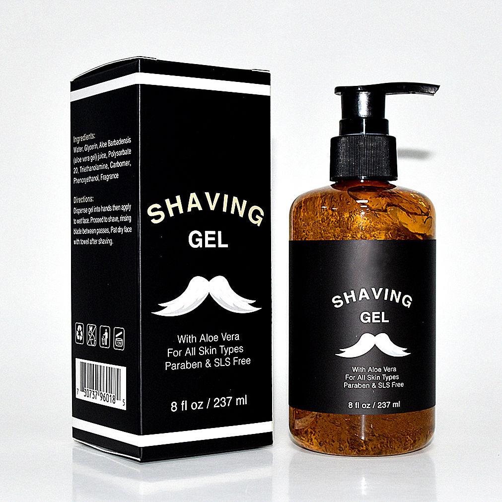 Мужской Гель для бритья, насыщенная пенка, прохладная, чтобы успокоить кожу с увлажняющими ингредиентами, легко вымыть Увлажняющий Гель для бритья