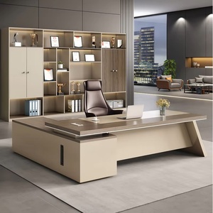 Luxury Solid Panel Modern Electric adjustable extendable Eco-friendly easy assembly CEO office <b>desk</b> Bedroom Office <b>Workstation</b> - Product Image 6