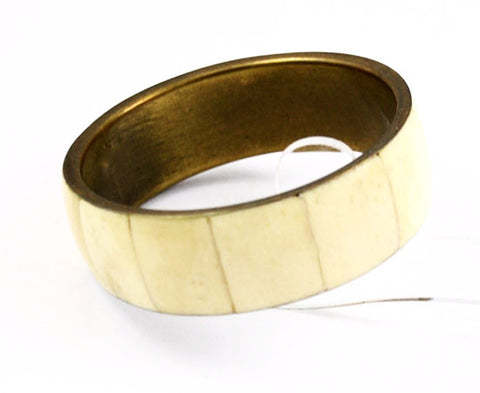 Stylish Bone and Brass Cuff Bangle New Design Handmade Modern for Women Latest Jewelry Collection