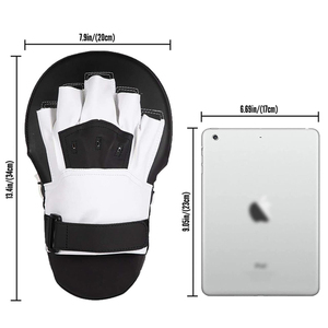 ฟ็อกัส มิทส์ หนัง PU ทนทาน ป้องกันได้ดี น้ำหนักเบา แผ่นรองโค้ง สำหรับคิกบ็อกซิ่งและการฝึกซ้อม MMA - Product Image 2