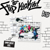 KICKFLIP-[ FLIP IT KICK IT ] 1ST MINI (UMM GREAT Ver) ÁLBUM DE KPOP MÁS VENDIDO EN COREA CD DE PAPEL