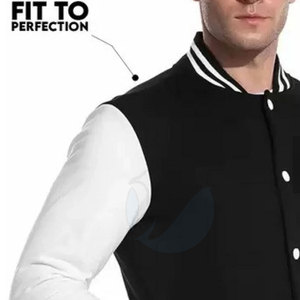 เสื้อแจ็คเก็ตเลตเตอร์แมนแฟชั่นขายดีประจำปี 2026 วัสดุทนทาน ไซส์พลัส - Product Image 5