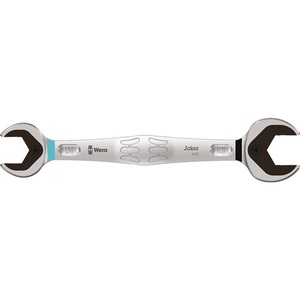 WERA 6002 Joker Double <b>Open</b>-<b>End</b> Wrench 24 X 27 mm Length 280 mm Matt Chrome Plated Shop Tool - Product Image 1