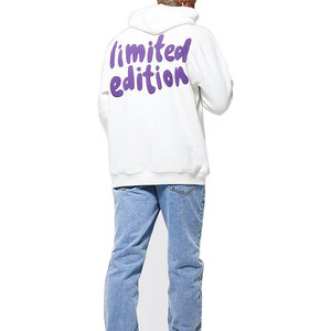 Cotton Polyester Quick Dry Solid Men Puff Printing Street Wear <b>Hoodie</b> Long Sleeves Wholesale Price <b>Thermal</b> Hoodies - Product Image 4