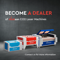 Wattsan 0503 50w étui de téléphone Co2 petite machine de gravure Laser 500*300mm timbre Laser graveur Cutter