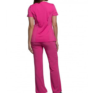 Conjunto de Uniforme Médico de Verano para Mujer, Transpirable, de Algodón de Punto, Personalizable, Manga Corta, Alta Calidad, para Enfermeras de Hospital - Product Image 2