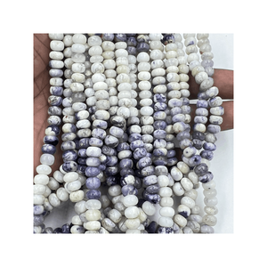 Perles en pierre d'opale naturelle de 14 pouces de haute qualité Rondelle lisse 5 7mm approvisionnement direct d'usine pour la fabrication de bijoux - Product Image 4