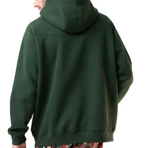 เสื้อมีฮู้ดผ้าฝ้าย100% โอเวอร์ไซส์สำหรับผู้ชายเสื้อฮิปฮอปมีฮู้ดแบบกำหนดเอง - Product Image 4