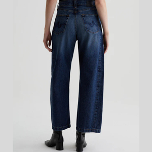 Breathable 2024 Women 100% Cotton Straight Leg High Quality Vintage Eco-Friendly Quick Dry <b>Jeans</b> Wholesale OEM Service - Product Image 6