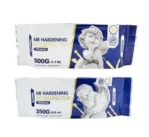 Argile <span class=keywords><strong>à</strong></span> <span class=keywords><strong>modeler</strong></span> blanche Bview, séchage <span class=keywords><strong>à</strong></span> <span class=keywords><strong>l</strong></span>'<span class=keywords><strong>air</strong></span>, 500 g (1,1 lb), cadeau idéal pour les artistes professionnels - Product Image 1
