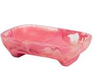 Support/Plateau à Savon en Résine Faite Main Écologique au Design Moderne pour Salle de Bain et Douche, Taille Personnalisée pour Hôtels et Cuisines, Artisanat en Résine