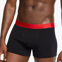 Caleçon taille moyenne pour homme personnalisé en gros Confortable Sous-vêtement tricoté grande taille Motif imprimé unique Respirant Élastique