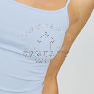FANTASY WEAR OEM - Camiseta sin Mangas de Algodón Elástico para Mujer, de Alta Calidad y Duradera, Camiseta Básica de Moda con Diseño y Logotipo Personalizados - Product Image 5