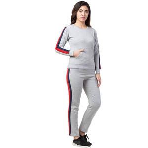 Conjunto Deportivo Casual de 2 Piezas para Mujer, Sudadera con Capucha de Color Sólido, Pantalones Transpirables con Logotipo Estampado - Product Image 5