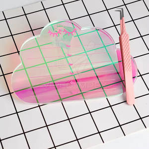 Tuiles à cils de conception personnalisée, instruments de beauté, tuiles à cils de la meilleure qualité, matériau en acier inoxydable - Product Image 3