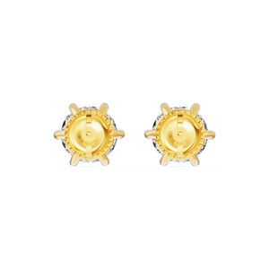 Boucles d'oreilles clous en or jaune massif, diamant de laboratoire taille brillant, clarté VS1, certifié IGI, fournisseur direct d'Inde pour femmes - Product Image 3