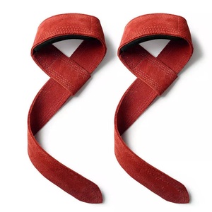 Correas de elevación GAF, soportes de muñeca, asistencia con logotipo personalizado, muñequeras de levantamiento de pesas lisas, correas de elevación de cuero - Product Image 6