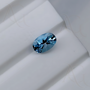 Aigue-marine bleue de laboratoire Santa Maria ovale coupé 2x4MM à 20x30 MM pierre synthétique au prix d'usine pour la fabrication de bijoux - Product Image 5