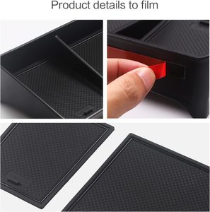 Bandeja de Almacenamiento para el Tablero de Instrumentos para Toyota Corolla 2019-2022 Cross 2024, Caja de Exhibición para la Consola Central, Bandeja Oculta Detrás de la Pantalla, Accesorios - Product Image 3